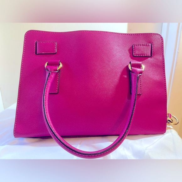 Michael Kors Pink Hamilton Bag with Bucket Straps - Picture 5 of 10